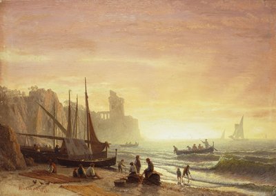 The Fishing Fleet by Albert Bierstadt