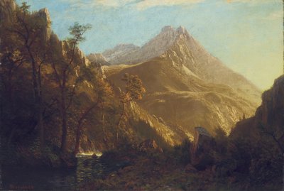 Wasatch Mountains by Albert Bierstadt