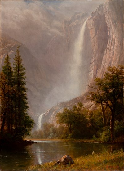 Yosemite Falls by Albert Bierstadt