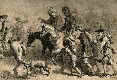 Uprising of the New England Yeomanry, 1877 by Albert Bobbett