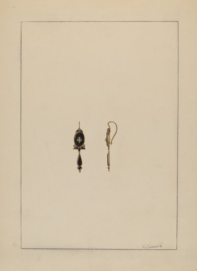 Earrings by Albert Camilli