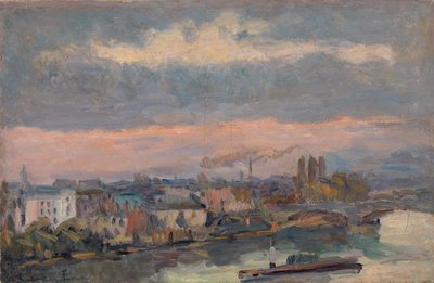 Along the Seine by Albert Charles Lebourg
