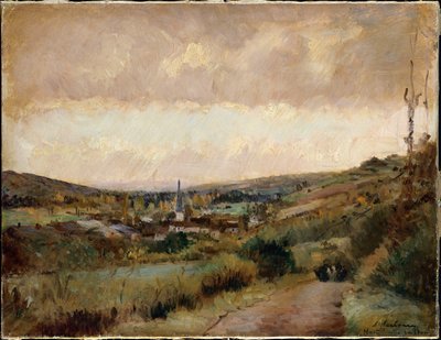 Last Days of Autumn at Hondouville-sur-Iton by Albert Charles Lebourg