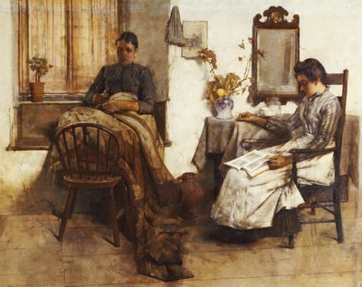 Quiet Moments, 1889 by Albert Chevallier Tayler