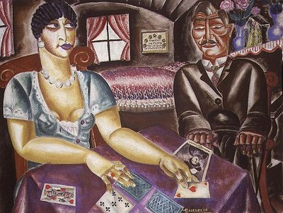 The Card Players by Albert Droesbeke
