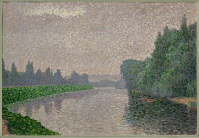 The Marne at Dawn by Albert Dubois Pillet