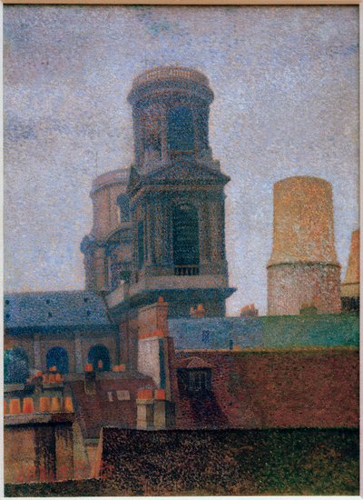The Towers, Saint-Sulpice by Albert Dubois Pillet