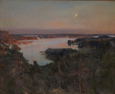 Summer Evening, Haiko Fiord by Albert Gustaf Aristides Edelfelt