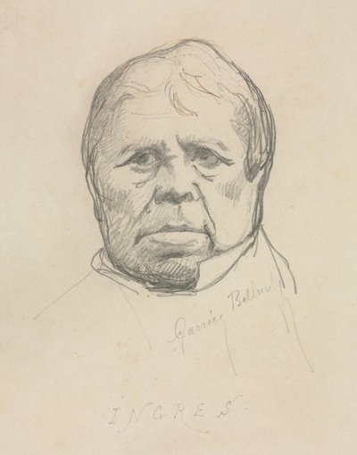 Portrait of Ingres by Albert Ernest Carrier Belleuse