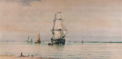 Seascape by Albert Ernest Markes