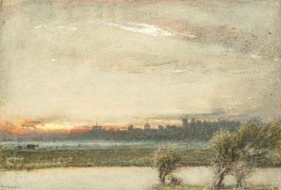 Arundel Castle, Sussex by Albert Goodwin