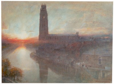 Boston by Albert Goodwin