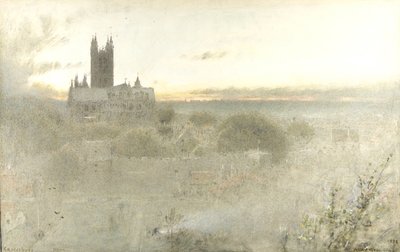 Canterbury Dawn by Albert Goodwin