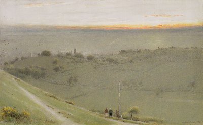 Glastonbury, 1924-25 by Albert Goodwin
