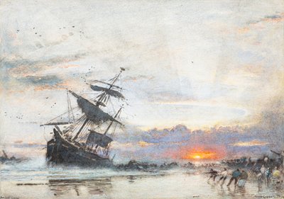 Her Last Voyage by Albert Goodwin