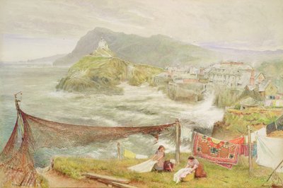 Ilfracombe, Devon, Looking Towards Hillsborough by Albert Goodwin