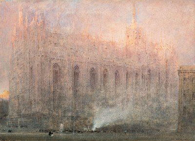 Milan Cathedral by Albert Goodwin