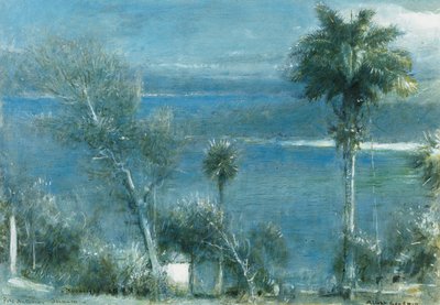 Moonlight at Port Antonio, Jamaica by Albert Goodwin