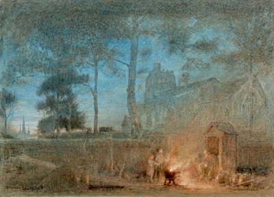 St Chads, Lichfield by Albert Goodwin