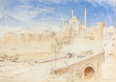 The Citadel, Cairo by Albert Goodwin