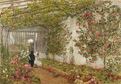 The Conservatory by Albert Goodwin