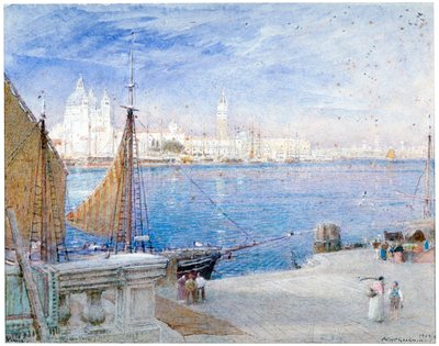 Venice, before the Campanile fell by Albert Goodwin