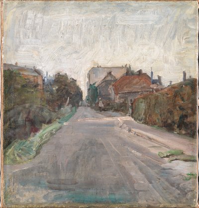 Street. Outskirts of Copenhagen by Albert Gottschalk