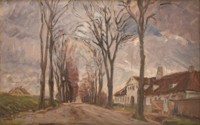 Lyngby Road at Vintappergården by Albert Gottschalk