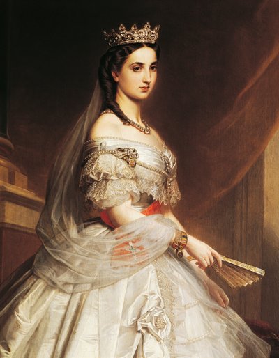 Portrait of Charlotte of Saxe-Coburg-Gotha by Albert Graefle