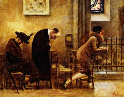 Contemplation by Albert Guillaume