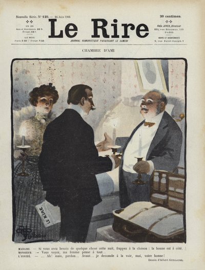 Illustration for Le Rire by Albert Guillaume