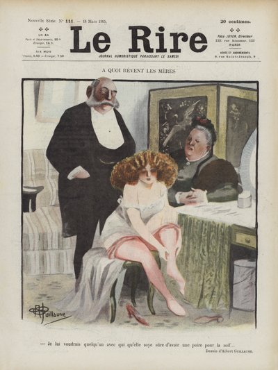 Illustration for Le Rire by Albert Guillaume