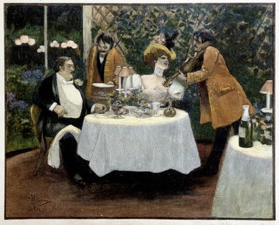 Restaurant by Albert Guillaume