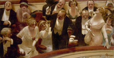 The Latecomers, ca. 1914 by Albert Guillaume