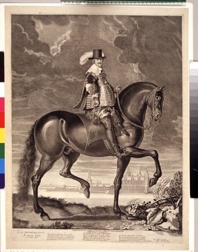Christian IV on Horseback by Albert Haelwegh
