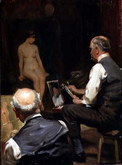 In the Studio by Albert Henry Collings