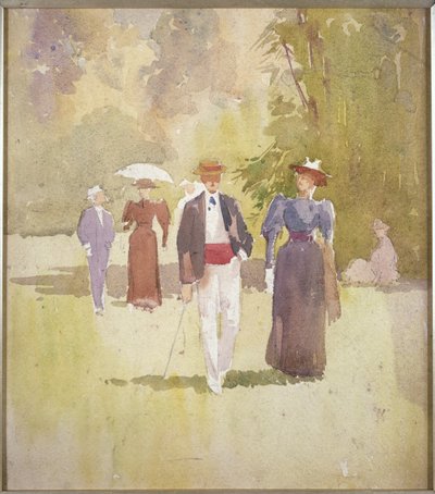 A Walk in the Park by Albert Henry Fullwood
