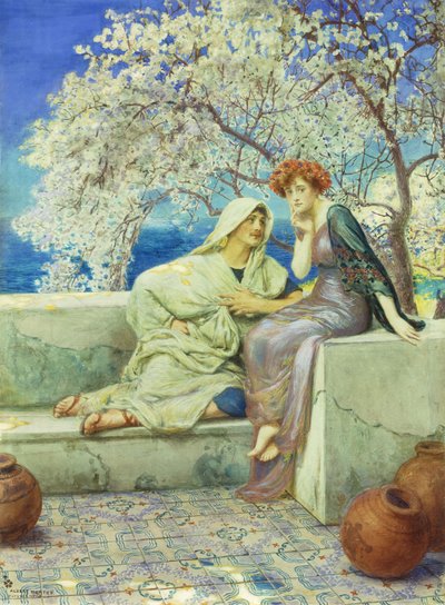 The Courtship by Albert Herter