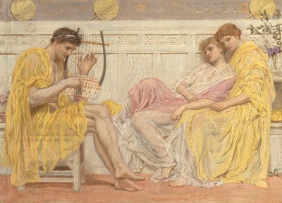 A Musician by Albert Joseph Moore