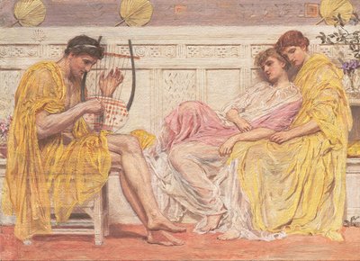 A Musician by Albert Joseph Moore