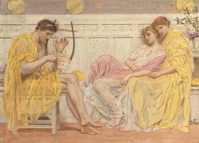 A Musician, ca. 1867 by Albert Joseph Moore