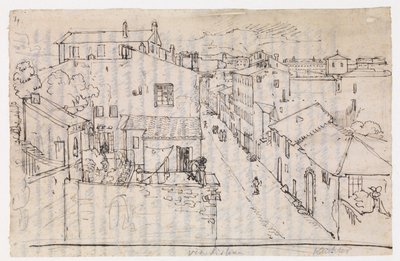 Rome, Via Sistina by Albert Küchler