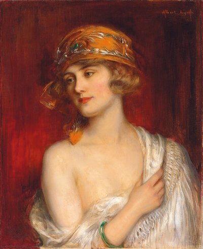 A Young Beauty by Albert Lynch