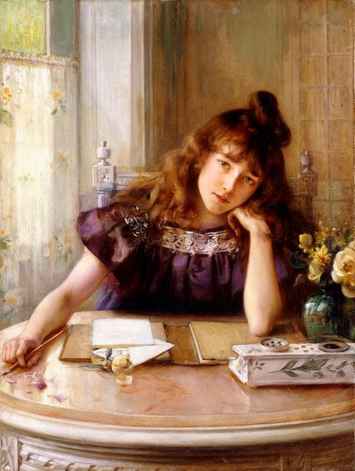 The Letter by Albert Lynch