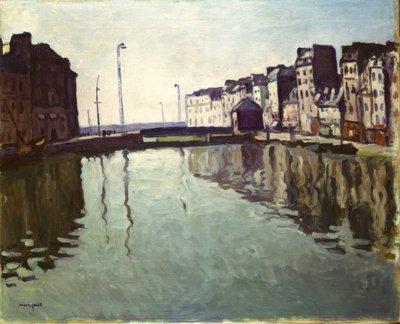 The Harbor Basin of Le Havre by Albert Marquet