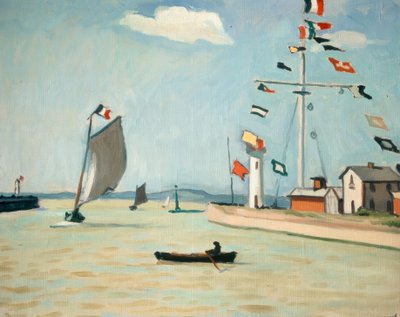 The Port of Honfleur by Albert Marquet