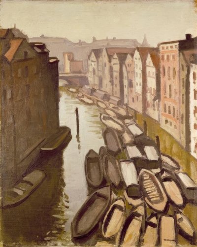 Fleet in Hamburg by Albert Marquet