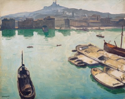 Port of Marseilles. 1916 by Albert Marquet