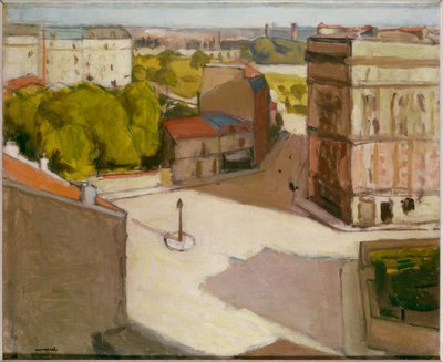 Small Square with Street Lamp by Albert Marquet