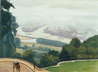 The Port of Rouen by Albert Marquet